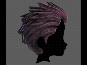 3D Hair style for boy V113 Modelo 3D