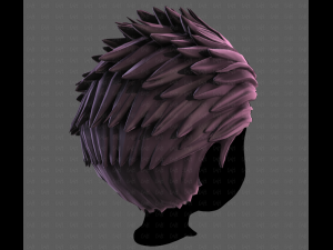 3D Hair style for boy V113 Modelo 3D