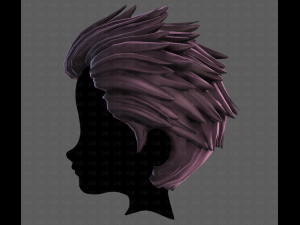 3D Hair style for boy V113 Modelo 3D