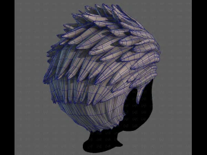 3D Hair style for boy V113 3D Model