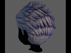 3D Hair style for boy V113 3D Model