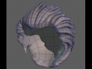 3D Hair style for boy V113 3D Model