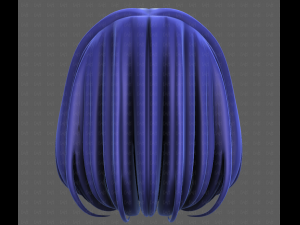 3D Hair style for girl V113 3D-Modell