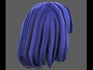 3D Hair style for girl V113 3D-Modell