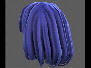 3D Hair style for girl V113 3D-Modell