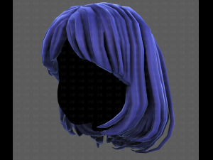 3D Hair style for girl V113 3D-Modell