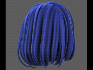 3D Hair style for girl V113 3D-Modell
