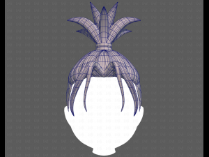 Base Hair for Boy V54 3D Модель