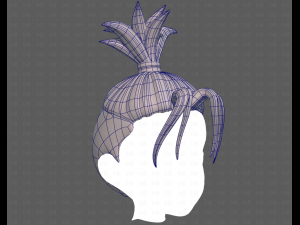 Base Hair for Boy V54 3D Модель