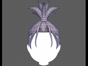 Base Hair for Boy V54 3D Модель
