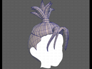 Base Hair for Boy V54 3D Модель
