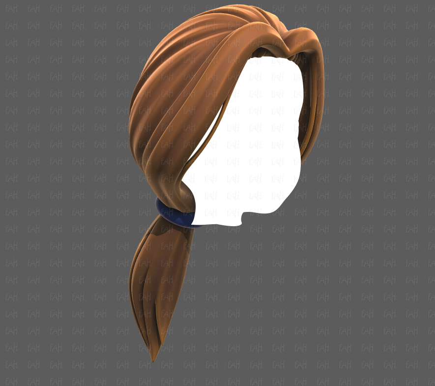 Base Hair for girl V25 3D Model in Clothing 3DExport