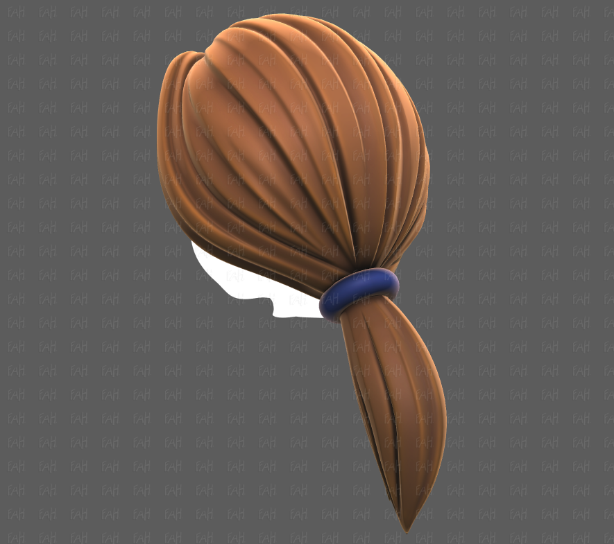 Base Hair for girl V25 3D Model in Clothing 3DExport