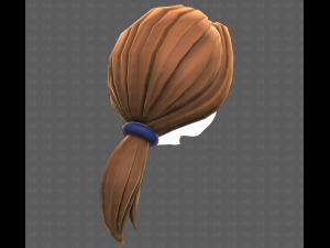 Base Hair for girl V54 Modello 3D