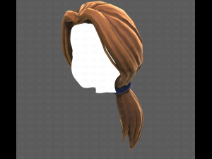Base Hair for girl V54 Modello 3D