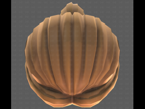 Base Hair for girl V54 Modello 3D