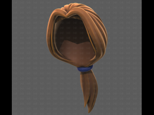 Base Hair for girl V54 Modello 3D