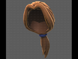 Base Hair for girl V54 Modello 3D