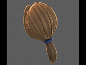 Base Hair for girl V54 Modello 3D