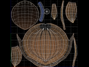 Base Hair for girl V54 Modello 3D