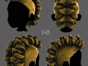 3D Hair style for boy V114 3Dモデル