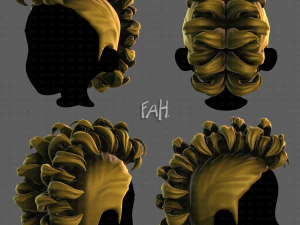 Coiffure 3D pour gar&ccedil;on V114 Modèle 3D