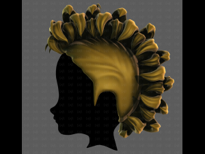 3D Hair style for boy V114 3D Модель