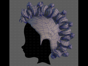 3D Hair style for boy V114 3D Модель