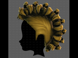 3D Hair style for boy V114 3D Модель