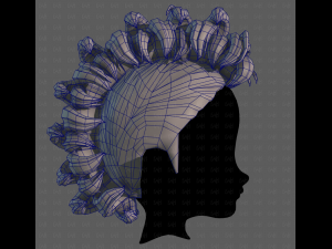 3D Hair style for boy V114 3D Модель