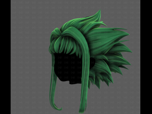 3D Hair style for girl V114 Modèle 3D