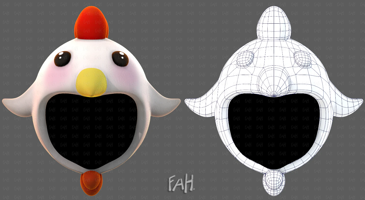 Cap V58 3D Model .c4d .max .obj .3ds .fbx .stl .blend 