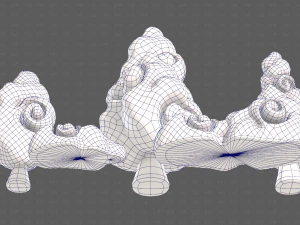 Trees Cartoon V36 3D Model