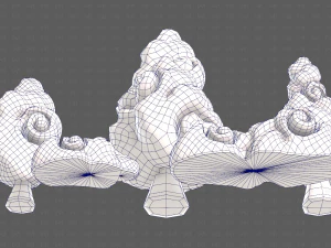 Trees Cartoon V36 3D Model