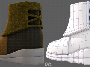 Shoes cartoonV53 Modello 3D