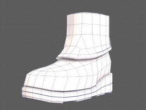 Shoes cartoonV53 3D Model
