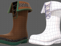 Shoes cartoonV54 3D 模型