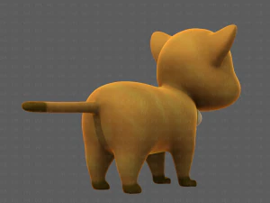Katzen-Cartoon V05 3D Modell