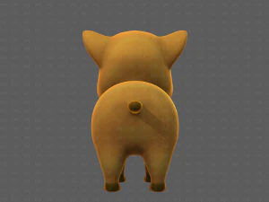 Katzen-Cartoon V05 3D Modell