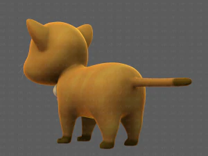 Katzen-Cartoon V05 3D Modell