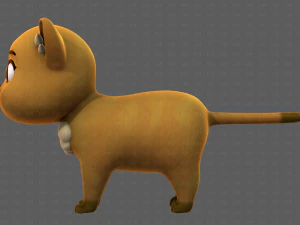 Katzen-Cartoon V05 3D Modell