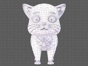 Cat Cartoon V05 3D-Modell