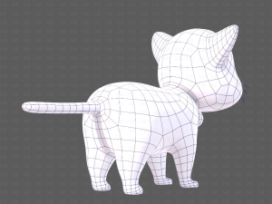 Cat Cartoon V05 3D-Modell