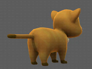 Katzen-Cartoon V05 3D Modell