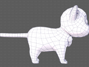 Cat Cartoon V05 3D-Modell