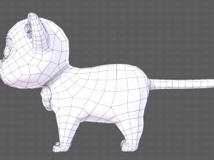 Cat Cartoon V05 3D-Modell