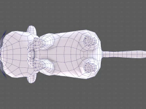 Katzen-Cartoon V05 3D Modell