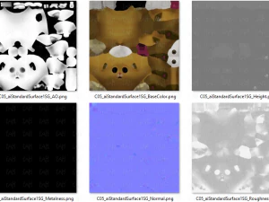 Katzen-Cartoon V05 3D Modell