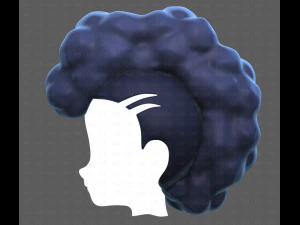 Base Hair for Boy V55 3D Model