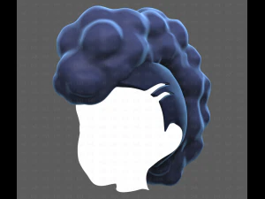 Base Hair for Boy V55 3D Model